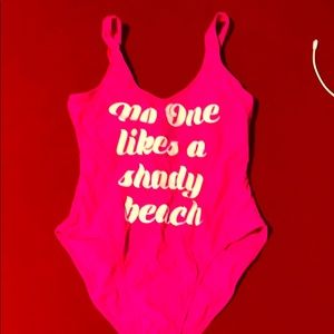 Bright Pink One Piece
